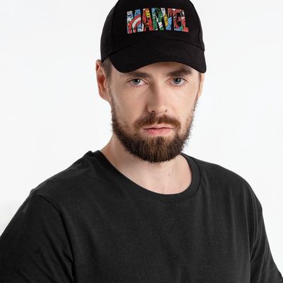 Бейсболка Marvel Avengers, черная