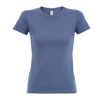 Футболка женская IMPERIAL WOMEN, синий_2XL, 100% хлопок, 190 г/м2