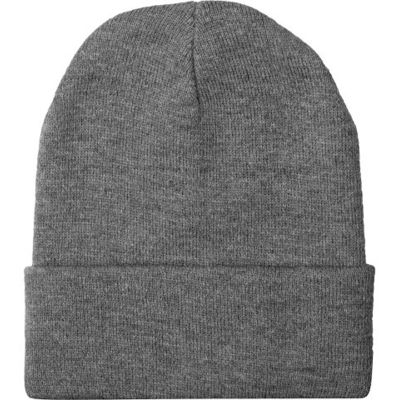 Шапка Dunant, двуслойная, темно-серый меланж