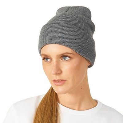 Шапка Dunant, двуслойная, темно-серый меланж