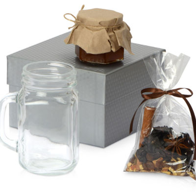 Подарочный набор Глинтвейн с кружкой и вареньем из облепихи