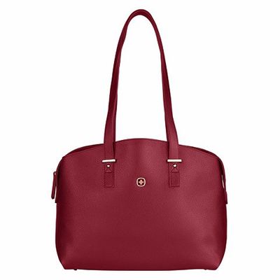 Сумка женская WENGER RosaElli с карманом для ноутбука 14, красная, полиэстер, 37 x29x19 см