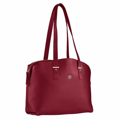 Сумка женская WENGER RosaElli с карманом для ноутбука 14, красная, полиэстер, 37 x29x19 см
