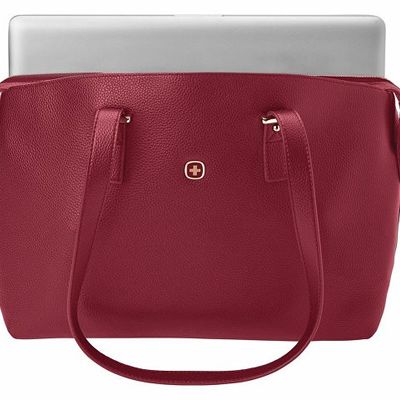 Сумка женская WENGER RosaElli с карманом для ноутбука 14, красная, полиэстер, 37 x29x19 см