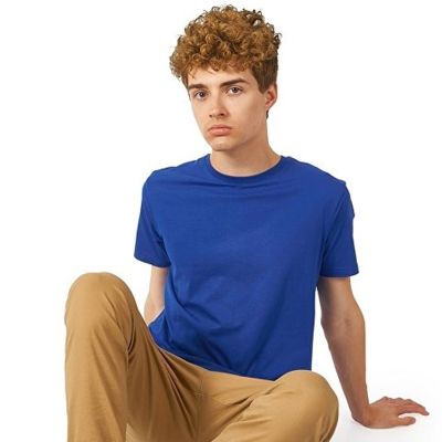 Футболка HD короткий рукав компакт пенье, классический синий