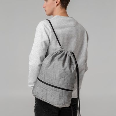 Рюкзак-мешок с карманом Hard Work