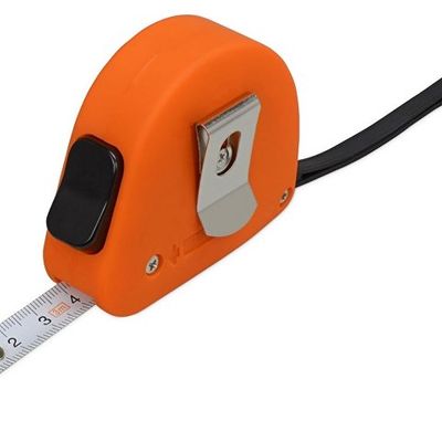 Рулетка 3м Meter, софт-тач, оранжевый