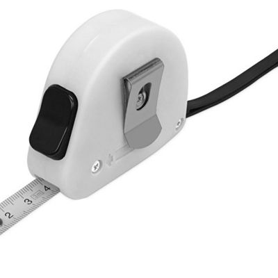 Рулетка 3м Meter, софт-тач, белый