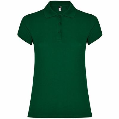 Рубашка поло Star женская, бутылочный зеленый
