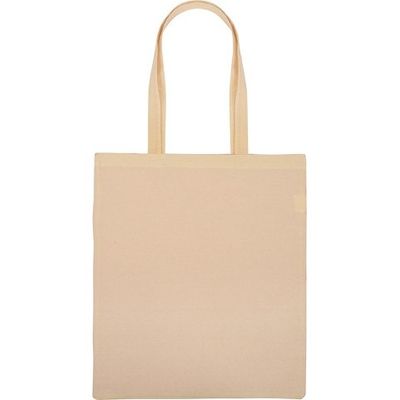 Сумка для шопинга Twin двухцветная из хлопка, 180 г/м2, оранжевый/натуральный