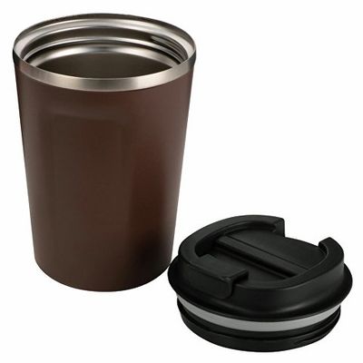 Термокружка CAFe COMPACT, 380 мл, коричневый