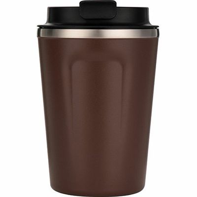 Термокружка CAFe COMPACT, 380 мл, коричневый