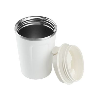 Термокружка CAFe COMPACT, 380 мл, белый