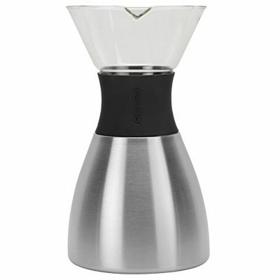 Кофеварка POUR OVER, 1000 мл, серебристый/черный