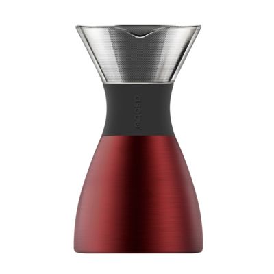 Кофеварка POUR OVER, 1000 мл, красный/черный