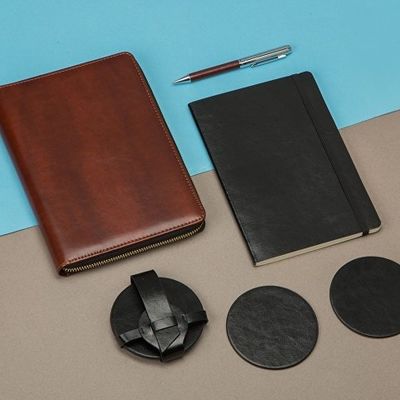 Бизнес-блокнот на молнии А5 Fabrizio с RFID защитой и ручкой, черный