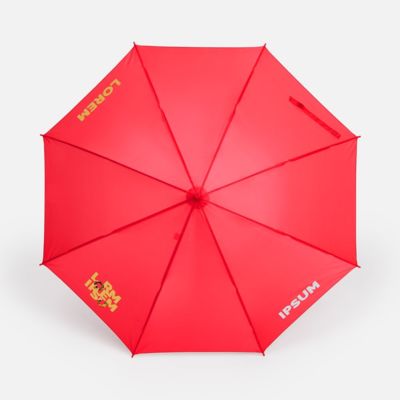 Зонт-трость Promo, красный
