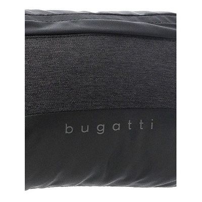 Сумка на пояс BUGATTI Universum, графитовая, полиэстер меланж/тарпаулин, 27х5х15 см, 1 л
