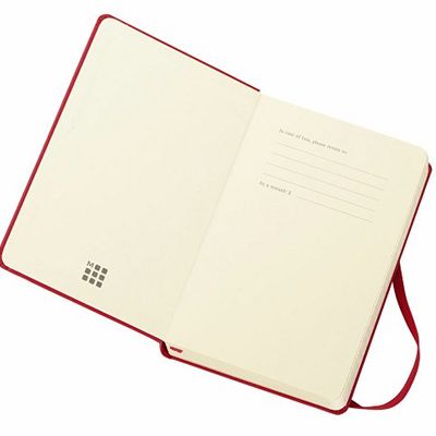 Ежедневник Moleskine Classic (2022), Pocket (9х14), красный, твердая обложка