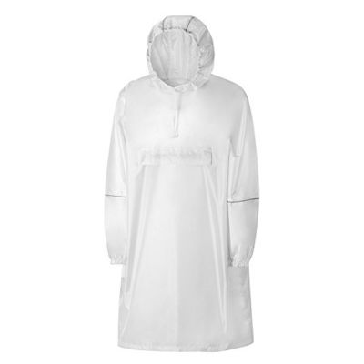 Дождевик - пончо Galaxy со светоотражающими элементами, белый