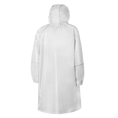 Дождевик - пончо Galaxy со светоотражающими элементами, белый