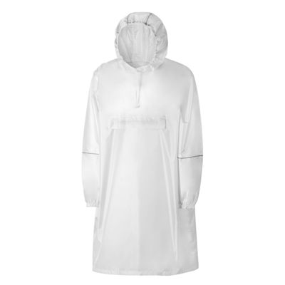 Дождевик - пончо Galaxy со светоотражающими элементами, белый