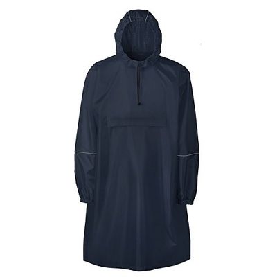Дождевик - пончо Galaxy со светоотражающими элементами, темно-синий