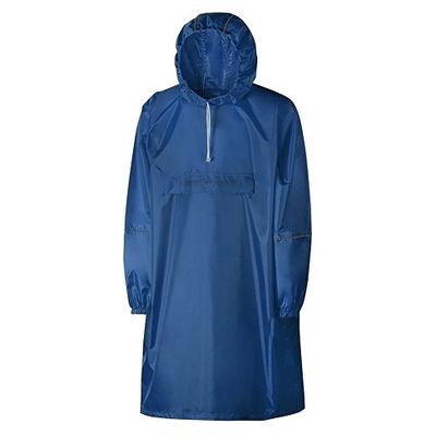 Дождевик - пончо Galaxy со светоотражающими элементами, классический синий