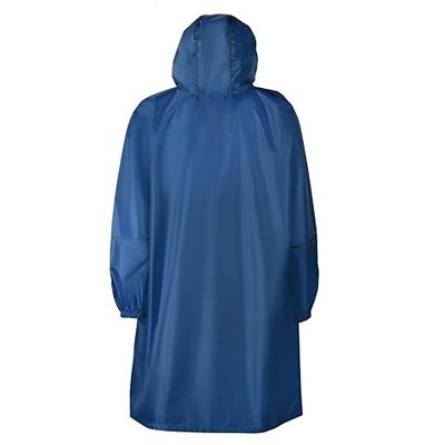 Дождевик - пончо Galaxy со светоотражающими элементами, классический синий
