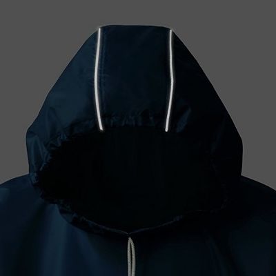 Дождевик - пончо Galaxy со светоотражающими элементами, классический синий