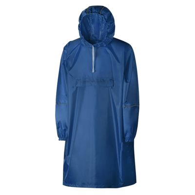 Дождевик - пончо Galaxy со светоотражающими элементами, классический синий