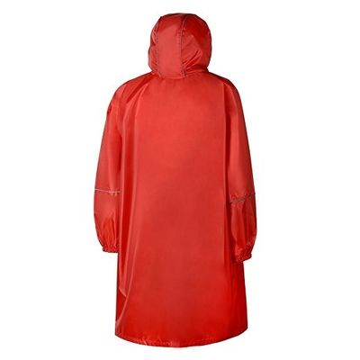 Дождевик - пончо Galaxy со светоотражающими элементами, красный