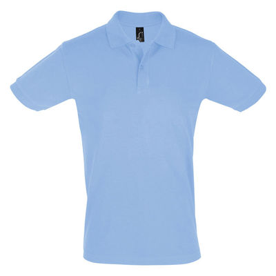 Поло "Perfect Men", голубой_2XL, 100% х/б, 180г/м2