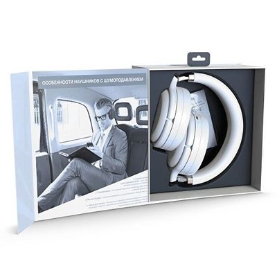 Беспроводные наушники HIPER SILENCE ANC HX3, белый