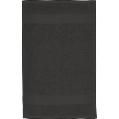 Хлопковое полотенце для ванной Sophia 30x50 см плотностью 450 г/м2, антрацит