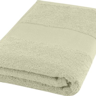 Хлопковое полотенце для ванной Charlotte 50x100 см с плотностью 450 г/м2, светло-серый