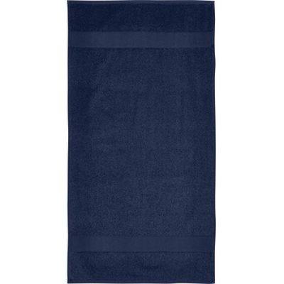 Хлопковое полотенце для ванной Charlotte 50x100 см с плотностью 450 г/м2, темно-синий