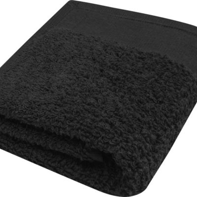Хлопковое полотенце для ванной Chloe 30x50 см плотностью 550 г/м2, черный
