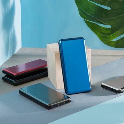 Внешний аккумулятор Forge v.2, металл, 10000mah, черный