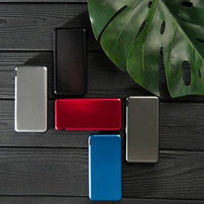 Внешний аккумулятор Forge v.2, металл, 10000mah, черный