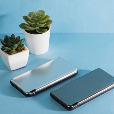 Внешний аккумулятор Forge v.2, металл, 10000mah, серебристый
