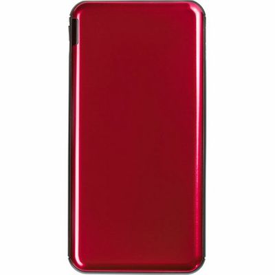 Внешний аккумулятор Forge v.2, металл, 10000mah, красный