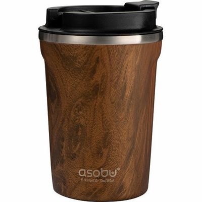 Термокружка CAFe COMPACT, 380 мл, wood