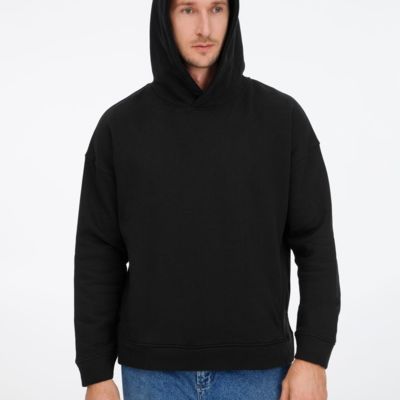 Худи оверсайз унисекс Tolla, черное