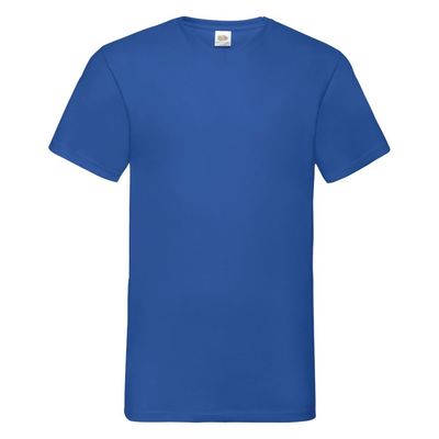 Футболка "Valueweight V-Neck T", ярко-синий_S, 100% х/б, 165г/м2