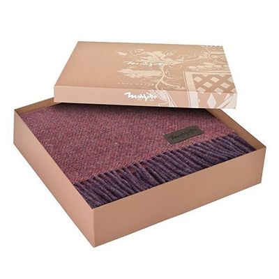 Плед MARZOTTO AREQUIPA 1003, бордовый