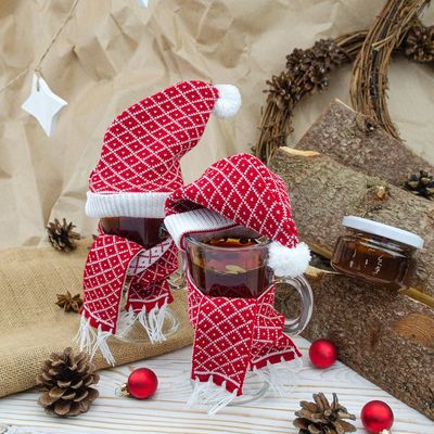 Шапочка на игрушку Dress Cup, красная