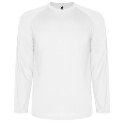 Спортивная футболка MONTECARLO L/S мужская, БЕЛЫЙ M