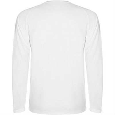 Спортивная футболка MONTECARLO L/S мужская, БЕЛЫЙ M