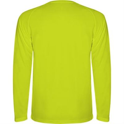 Спортивная футболка MONTECARLO L/S мужская, ФЛУОРЕСЦЕНТНЫЙ ЖЕЛТЫЙ S